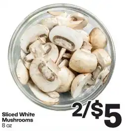 The Markets Sliced White Mushrooms offer