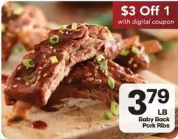 The Markets Baby Back Pork Ribs offer