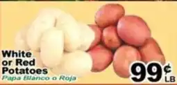 Superior Grocers White or Red Potatoes offer