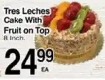Superior Grocers Tres Leches Cake With Fruit on Top offer