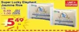 Superior Grocers Super Lucky Elephant Jasmine Rice offer