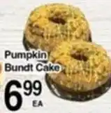 Superior Grocers Pumpkin Bundt Cake offer
