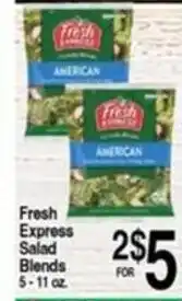Superior Grocers Fresh Express Salad Blends offer