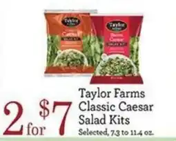Yoke's Fresh Market Taylor Farms Classic Caesar Salad Kits offer