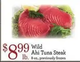 Yoke's Fresh Market Wild Ahi Tuna Steak offer