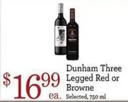 Yoke's Fresh Market Dunham Three Legged Red or Brownie offer