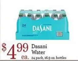 Yoke's Fresh Market Dasani Water offer