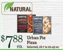 Yoke's Fresh Market Urban Pie Pizza offer