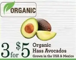Yoke's Fresh Market Organic Hass Avocados offer