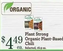 Yoke's Fresh Market Plant Strong Organic Plant-Based Chili offer