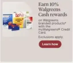 Walgreens Walgreens branded products offer
