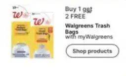 Walgreens Walgreens Trash Bags offer