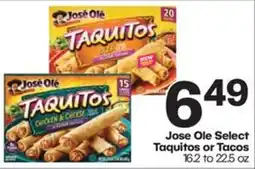 The Markets Jose Ole Select Taquitos or Tacos offer