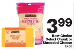 The Markets Best Choice Select Chunk or Shredded Cheese offer