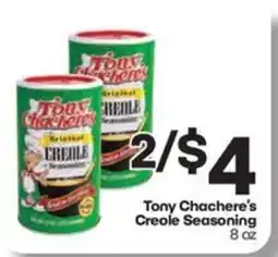 The Markets Tony Chachere's Creole Seasoning offer