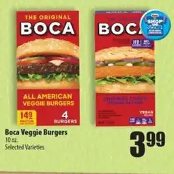 Times Supermarkets Boca Veggie Burgers offer
