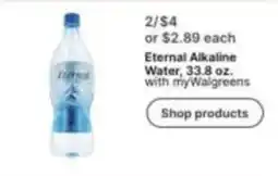 Walgreens Eternal Alkaline Water offer