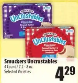 Times Supermarkets Smuckers Uncrustables offer