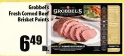 Times Supermarkets Grobbel's fresh corned beef brisket points offer