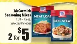 Times Supermarkets McCormick Seasoning Mixes offer