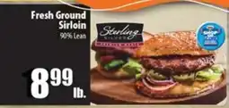Times Supermarkets Sterling Fresh Ground Sirloin offer