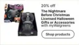 Walgreens The Nightmare Before Christmas Licensed Halloween Gifts or Accessories offer