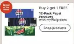 Walgreens 12-Pack Pepsi Products offer
