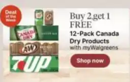 Walgreens 12-Pack Canada Dry Products offer