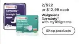 Walgreens Walgreens Certainty offer