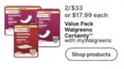 Walgreens Walgreens Certainty offer
