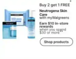 Walgreens Neutrogena Skin Care offer