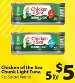Times Supermarkets Chicken of the Sea Chunk Light Tuna offer