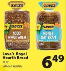 Times Supermarkets Love's royal hearth bread offer