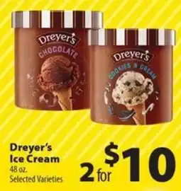 Times Supermarkets Dreyer's Ice Cream offer