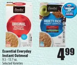 Times Supermarkets Essential Everyday Instant Oatmeal offer