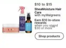 Walgreens SheaMoisture Hair Care with myWalgreens offer