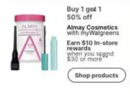 Walgreens Almay Cosmetics with myWalgreens offer