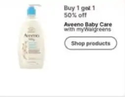 Walgreens Aveeno Baby Care offer