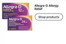 Walgreens Allegra-D Allergy Relief offer
