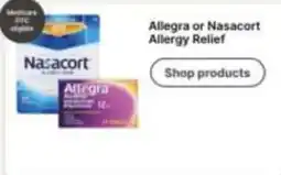 Walgreens Allegra or Nasacort Allergy Relief offer
