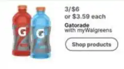 Walgreens Gatorade offer