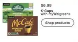Walgreens McCafe Breakfast Blend K-Cups offer