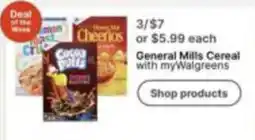 Walgreens General Mills Cereal offer