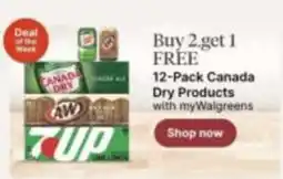 Walgreens 12-Pack Canada Dry Products offer