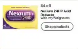 Walgreens Nexium 24HR Acid Reducer offer