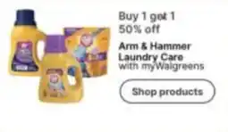 Walgreens Arm & Hammer Laundry Care offer