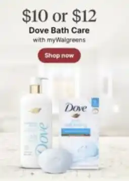 Walgreens Dove Bath Care offer