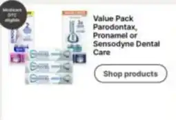 Walgreens Value Pack Parodontax, Pronamel or Sensodyne Dental Care offer