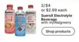 Walgreens SueroX Electrolyte Beverage offer