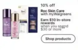 Walgreens Roc Skin Care offer